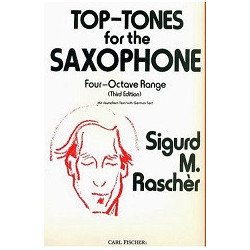Top tones for the saxophone